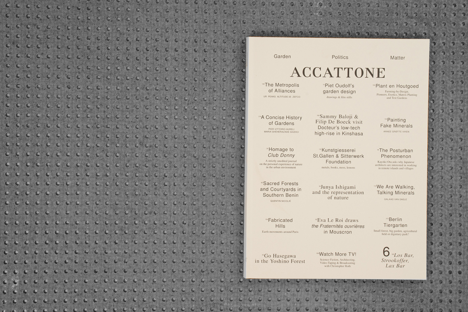 ACCATTONE — ISSUE 6